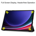 Samsung Galaxy Tab S9+ X810    Tri-Fold PU Case    Black