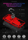 Samsung Galaxy A55 5G      Military Armour Ring Case    Red