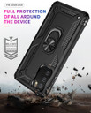 Samsung Galaxy A03s      Military Armour Ring Case    Black