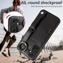 Samsung Galaxy A15      Hand Strap PU Card Case    Black