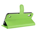 Galaxy A10      Pu Wallet Case    [Green]