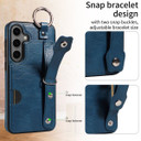Samsung Galaxy S24+      Hand Strap PU Card Case    Navy