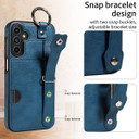 Samsung Galaxy A15      Hand Strap PU Card Case    Navy