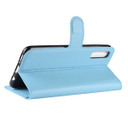 Galaxy A70      Pu Wallet Case    [Lightblue]