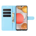 Galaxy A42      Pu Wallet Case    [Lightblue]