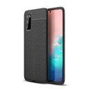 Samsung Galaxy S20      Leather Texture Case    Black