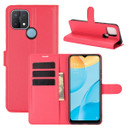 Oppo A15      Pu Wallet Case    [Red]