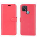 Oppo A15      Pu Wallet Case    [Red]