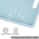 Samsung Galaxy Tab S9 X710    Tri-Fold PU Case    LightBlue