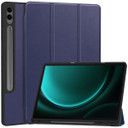 Samsung Galaxy Tab S9FE+ X610    Tri-Fold PU Case    Navy