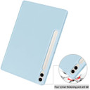 Samsung Galaxy Tab S9+ X810    Tri-Fold PU Case    LightBlue