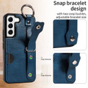 Samsung Galaxy S22      Hand Strap PU Card Case    Navy