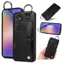 Samsung Galaxy A55 5G      Hand Strap PU Card Case    Black