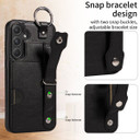 Samsung Galaxy A55 5G      Hand Strap PU Card Case    Black