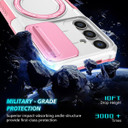 Samsung Galaxy S24      Magsafe Sliding Cover Case    PinkWhite