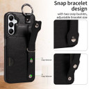 Samsung Galaxy A05s      Hand Strap PU Card Case    Black