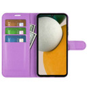 Galaxy A35 5G      Pu Wallet Case    [Purple]