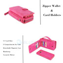 Samsung Galaxy S8 Plus      Deluxe Zipper Case    Rose