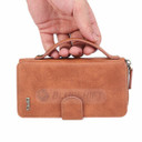 Samsung Galaxy S8      Deluxe Zipper Case    Brown