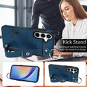 Samsung Galaxy A35 5G      Hand Strap PU Card Case    Navy