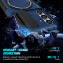Samsung Galaxy S24      Magsafe Sliding Cover Case    Navy