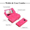 Samsung Galaxy S6 Edge Plus      Deluxe Zipper Case    Rose