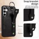 Samsung Galaxy A35 5G      Hand Strap PU Card Case    Black