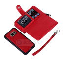 Samsung Galaxy S7 Edge      Zipper Wallet Case    Red