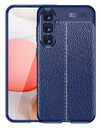 Samsung Galaxy S23 FE      Leather Texture Case    Navy