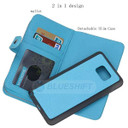 Samsung Galaxy S6      Zipper Wallet Case    LightBlue