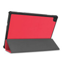 Lenovo Tab M10 FHD Rel TB-X605LC Tri-Fold PU Case Red