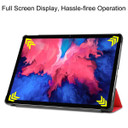 Lenovo Tab P11 Plus J616 Tri-Fold PU Case Red