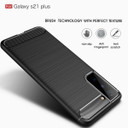 Samsung Galaxy S21 Plus      Carbon Fibre Case    Red