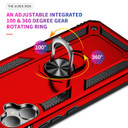 Samsung Galaxy A05      Military Armour Ring Case    Red