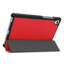 Lenovo Tab M8 (3rd Gen) TB-8506F Tri-Fold PU Case Red