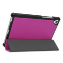 Lenovo Tab M8 FHD TB-8705F Tri-Fold PU Case Purple