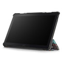 Lenovo Tab P10 TB-X705F Designer Tri-Fold Case Graffiti