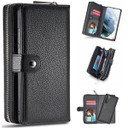 Samsung Galaxy S21      Zipper Wallet Case    Black