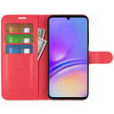 Galaxy A05      Pu Wallet Case    [Red]