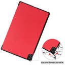 Lenovo Tab P11 J606F Tri-Fold PU Case Red