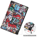 Lenovo Tab P11 Plus J616 Designer Tri-Fold Case Graffiti