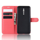 Oppo Reno Z      Pu Wallet Case    [Red]
