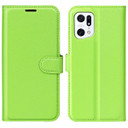 Oppo Find X5      Pu Wallet Case    [Green]