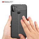 Samsung Galaxy A11      Leather Texture Case    Black