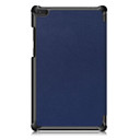 Lenovo Tab E8 TB-8304 Tri-Fold PU Case Dark Blue