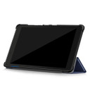 Lenovo Tab E8 TB-8304 Tri-Fold PU Case Dark Blue