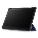 Lenovo Tab P10 TB-X705F Tri-Fold PU Case DarkBlue