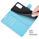 Oppo A54 5G      Pu Wallet Case    [Lightblue]