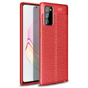 Samsung Galaxy Note 20      Leather Texture Case    Red