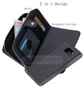 Samsung Galaxy Note 5      Zipper Wallet Case    Black